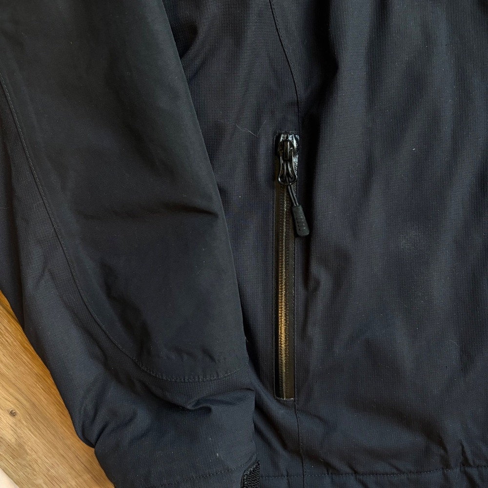 Lands End S Squall Womens Black Insulated Hooded Jacket Quilted Lining Small - Picture 3 of 11